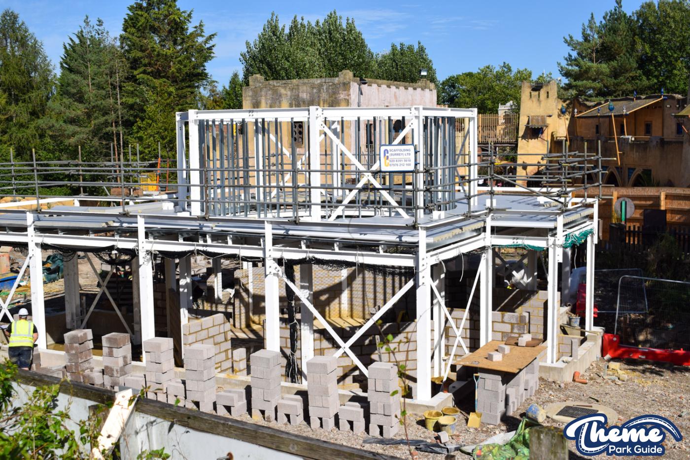 Construction Work For Croc Drop Ride Station Begins