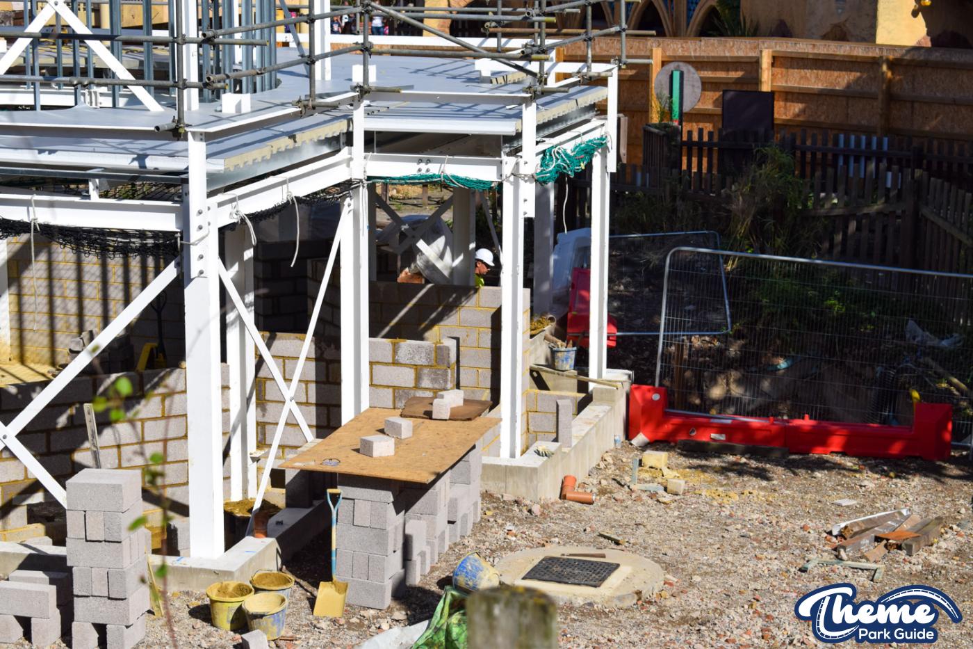 Construction Work For Croc Drop Ride Station Begins