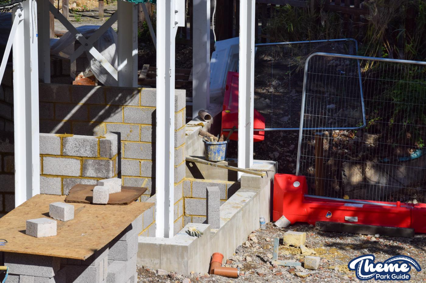 Construction Work For Croc Drop Ride Station Begins