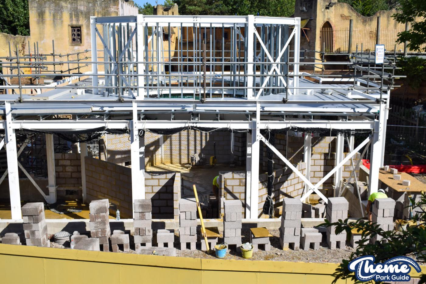 Construction Work For Croc Drop Ride Station Begins