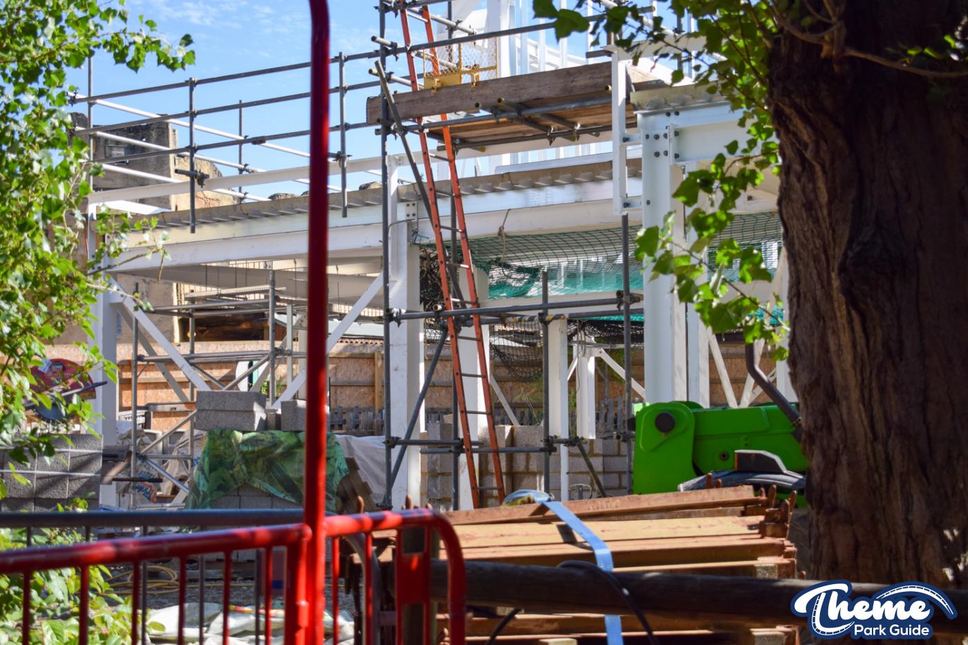 Construction Work For Croc Drop Ride Station Begins