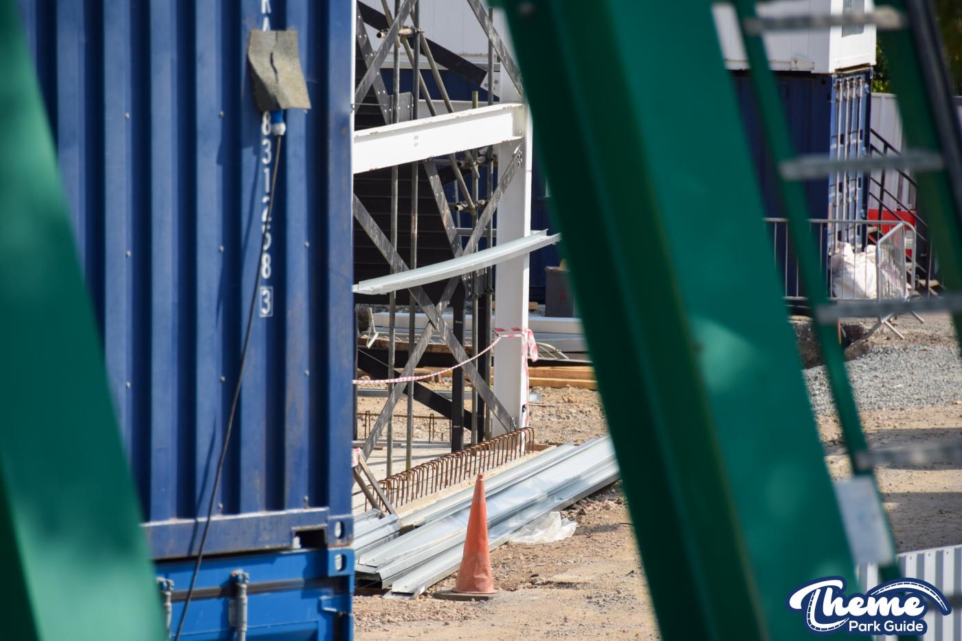 Flying Theatre Construction Almost Complete
