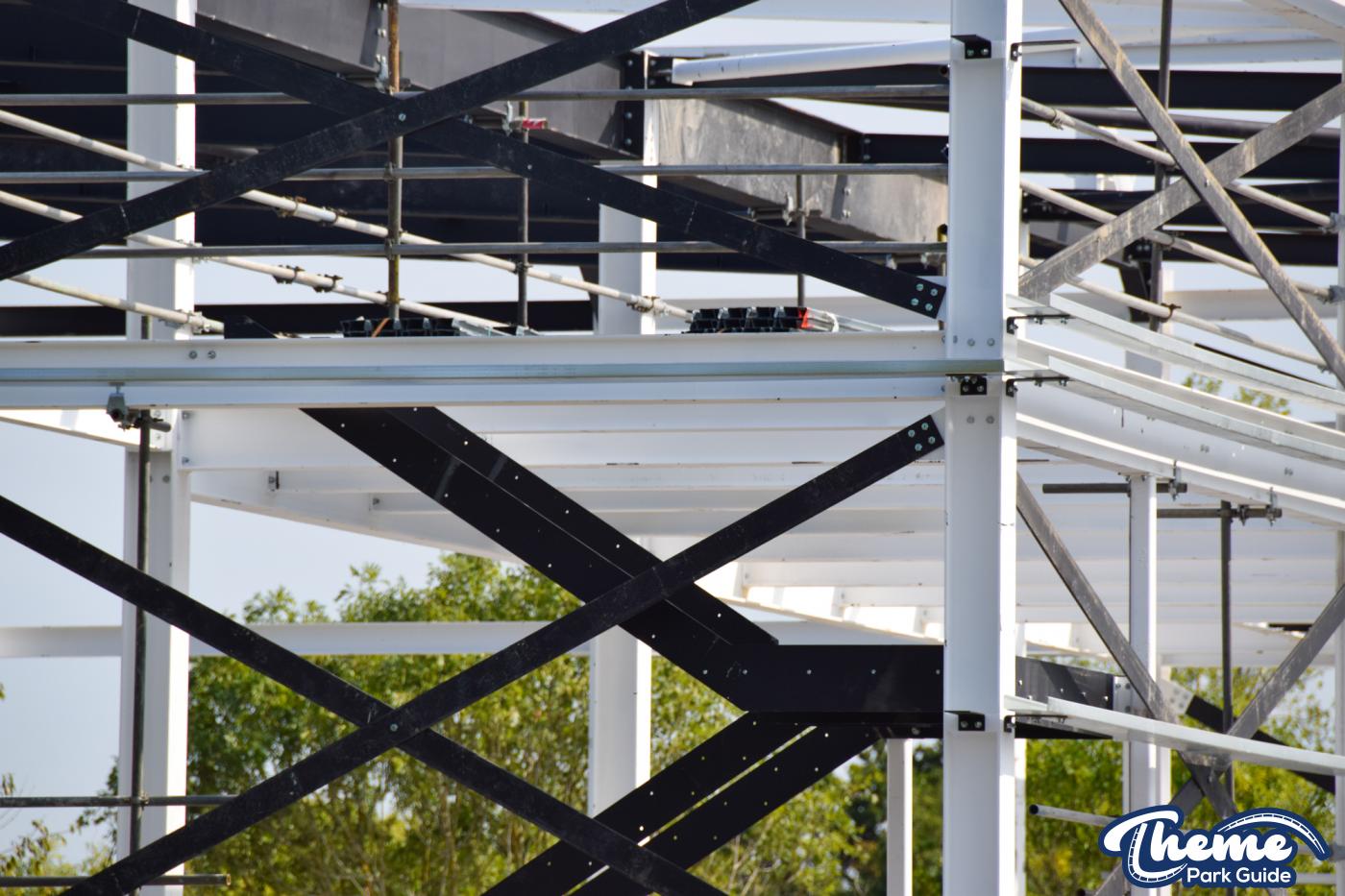 Flying Theatre Construction Almost Complete