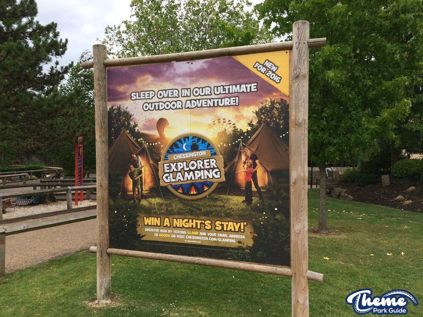 New For 2016 Chessington Explorer Glamping