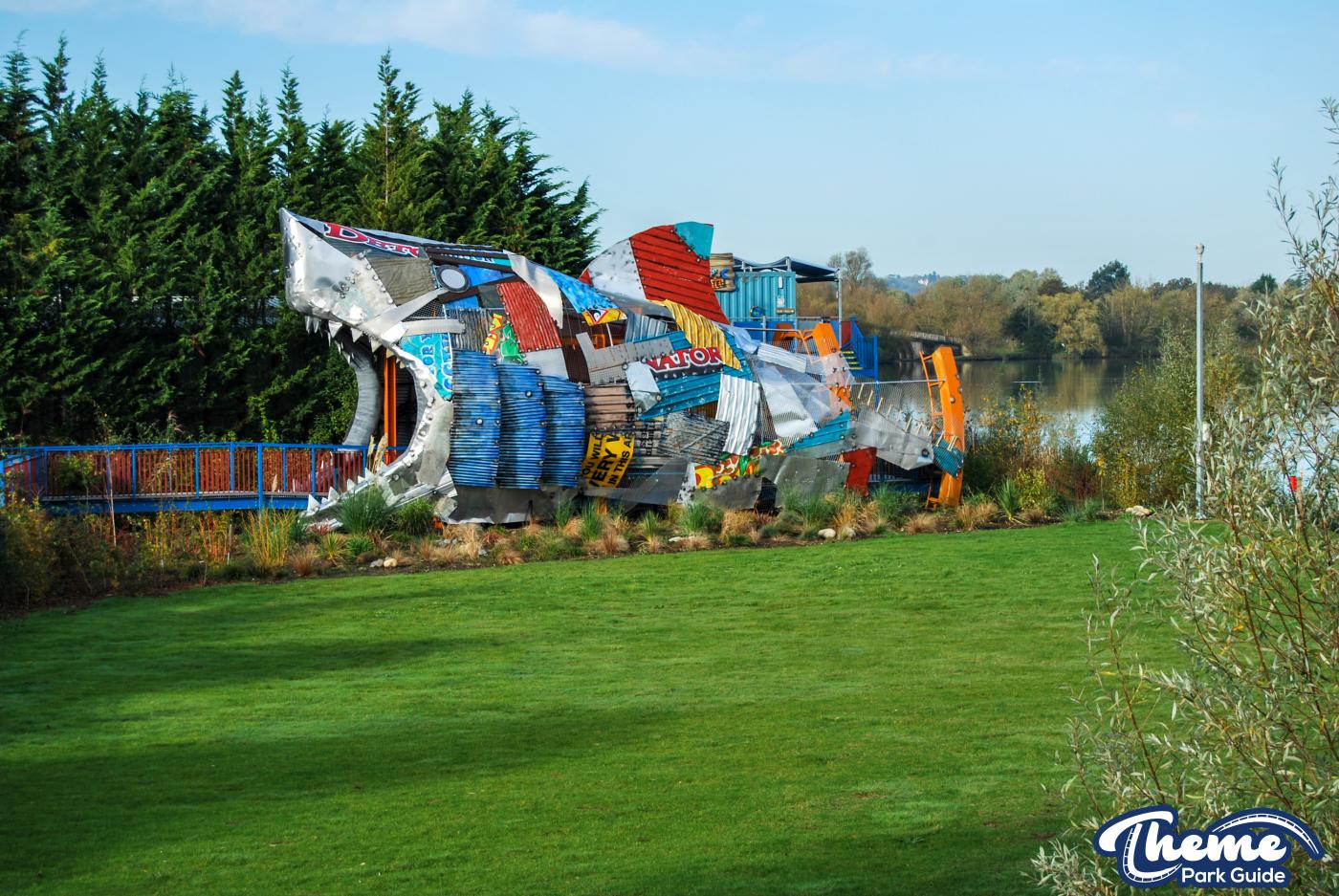 Thorpe Shark Hotel Entrance Theming Complete