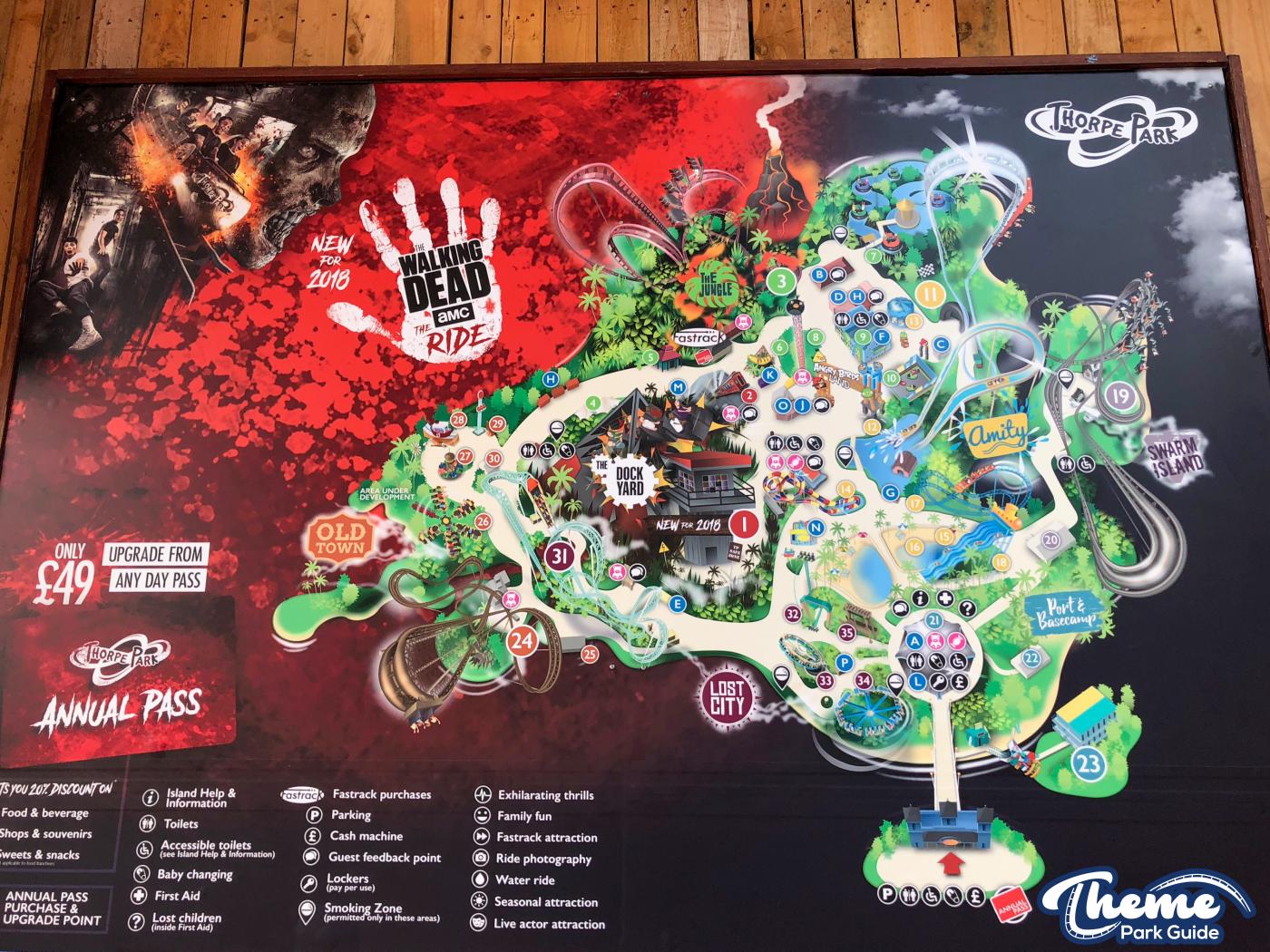 First Look At Walking Dead The Ride Construction
