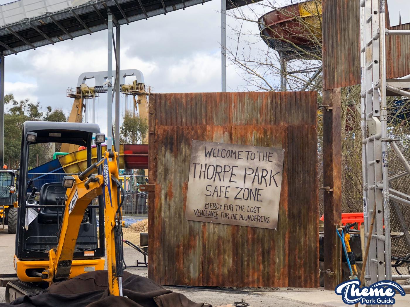 First Look At Walking Dead The Ride Construction