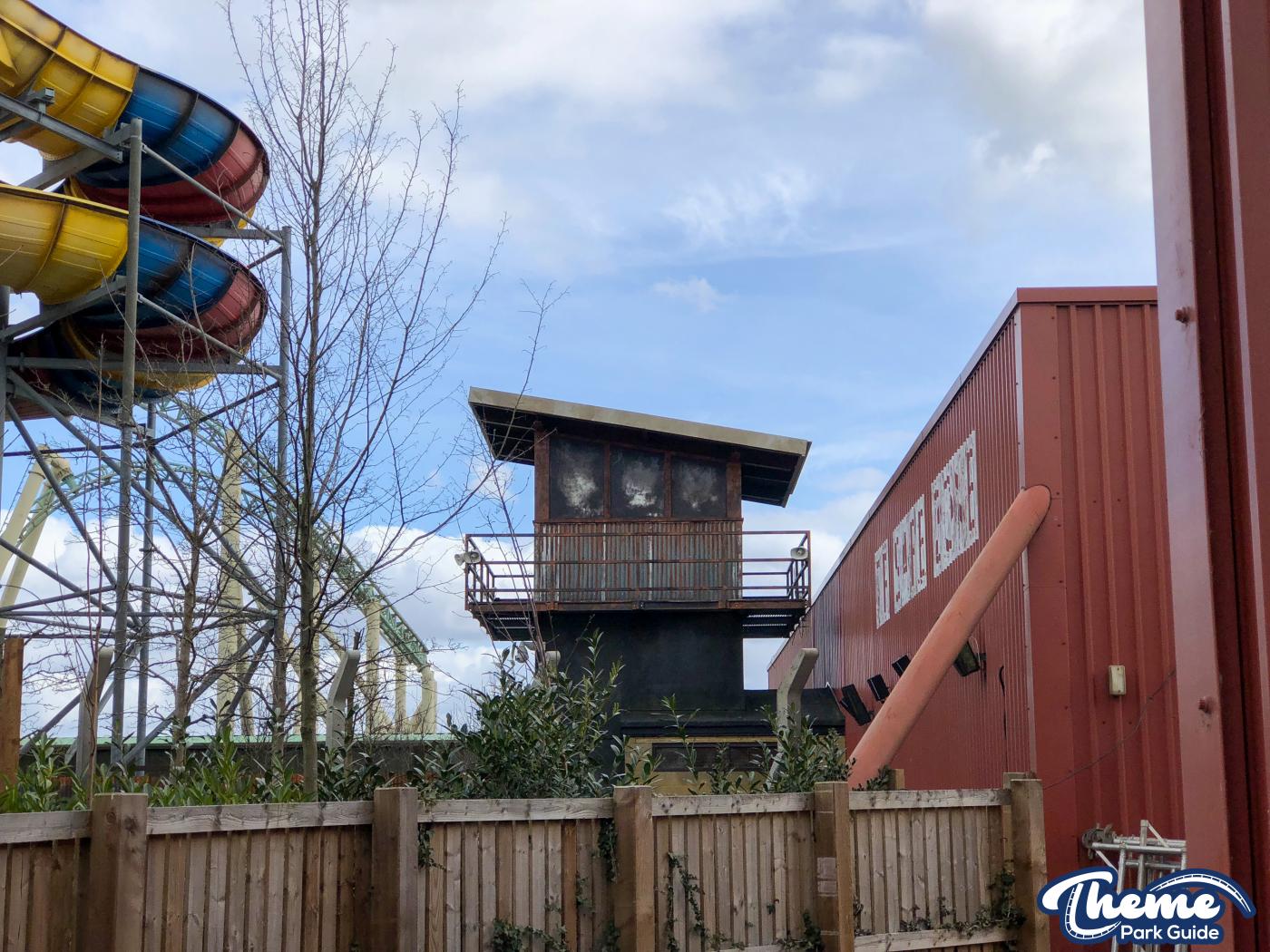 First Look At Walking Dead The Ride Construction