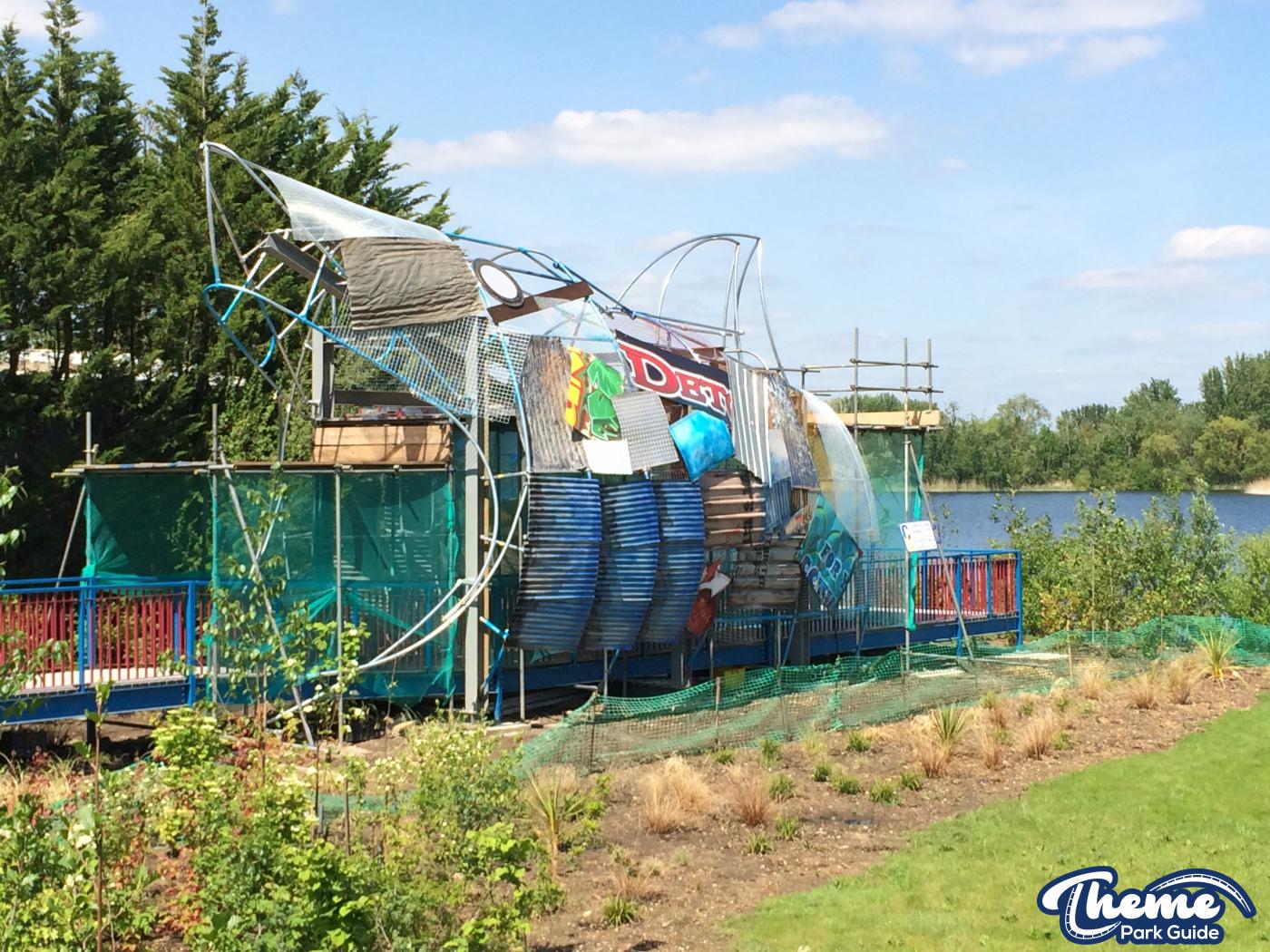 Thorpe Shark Hotel Entrance Theming Continues