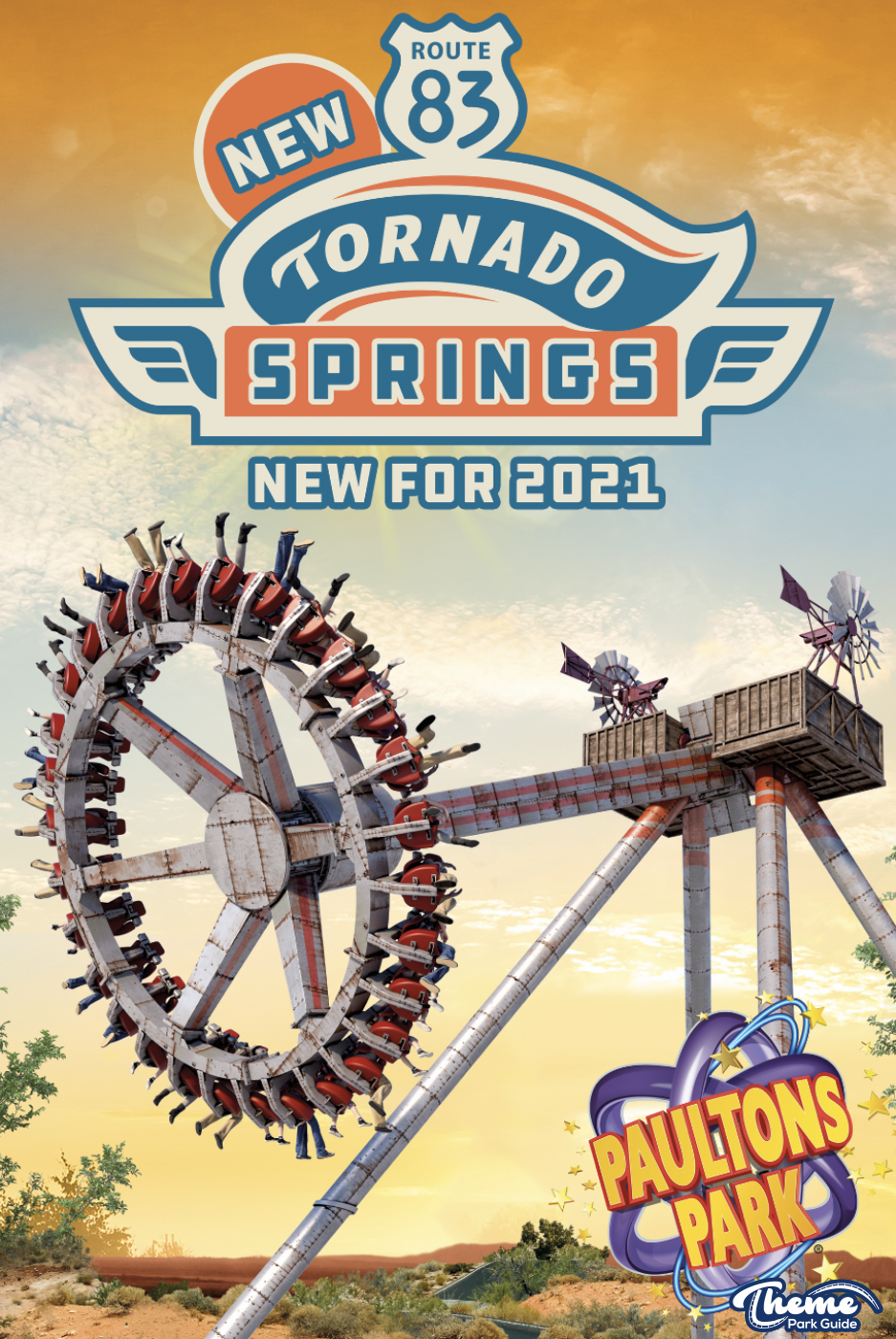 Tornado Springs Launches At Paultons Park Monday 12th April 2021
