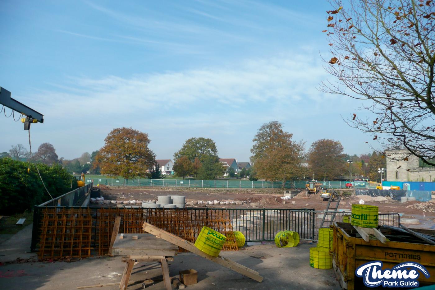 Foundations For New Attraction In Merry England