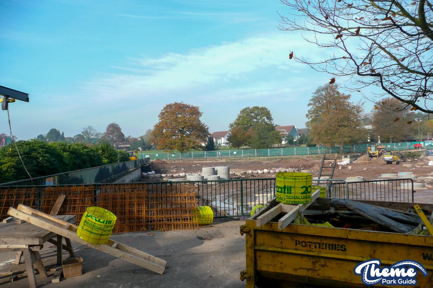 Foundations For New Attraction In Merry England