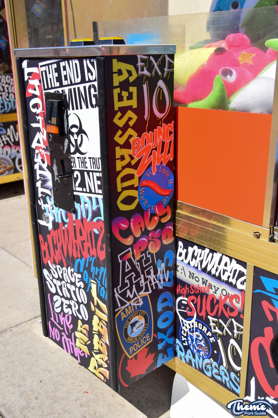 Thorpe Park Adds Retro Graffiti To Arcade Machines