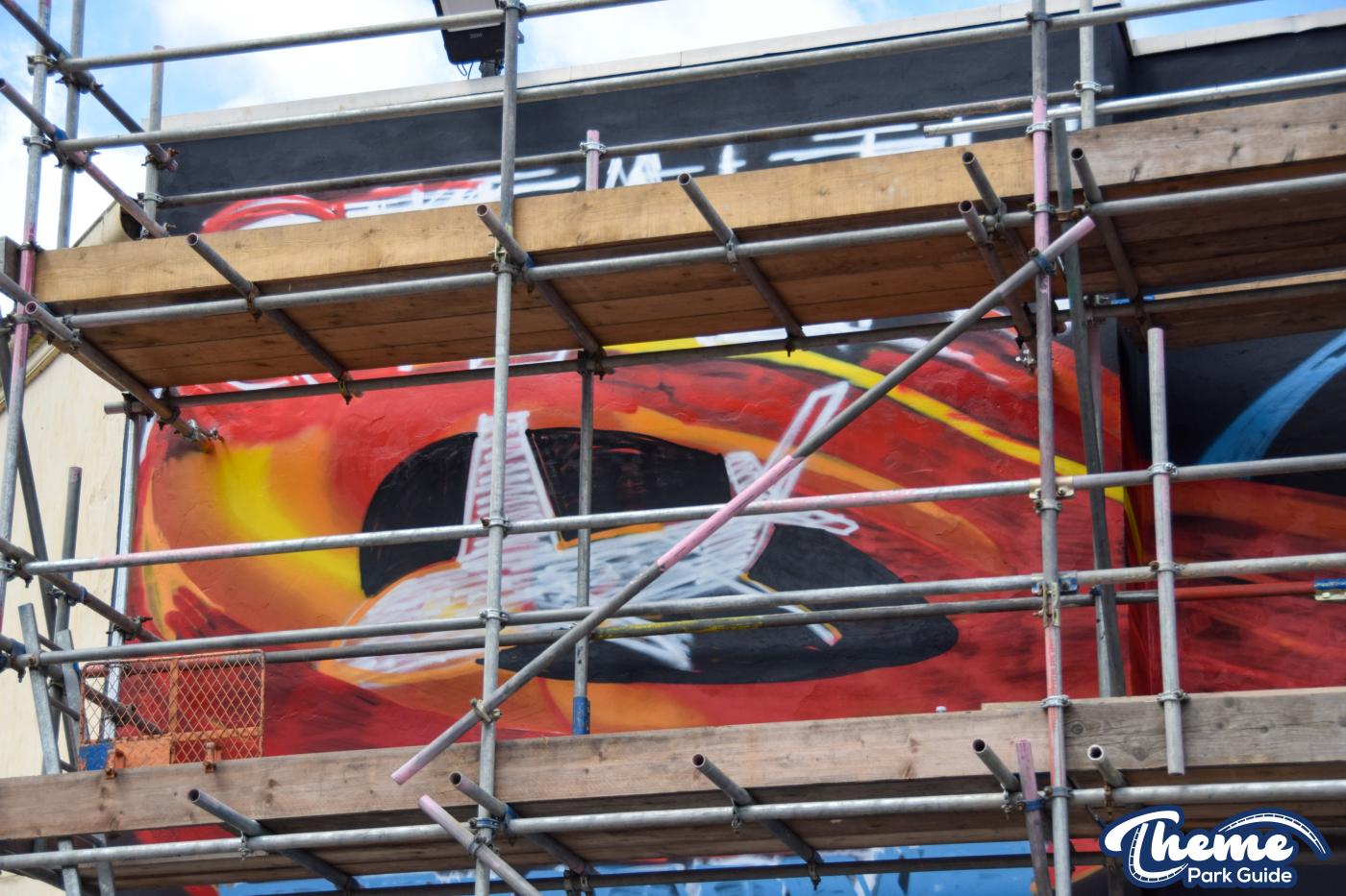 Work Beings On Thorpe Park Graffiti Mural