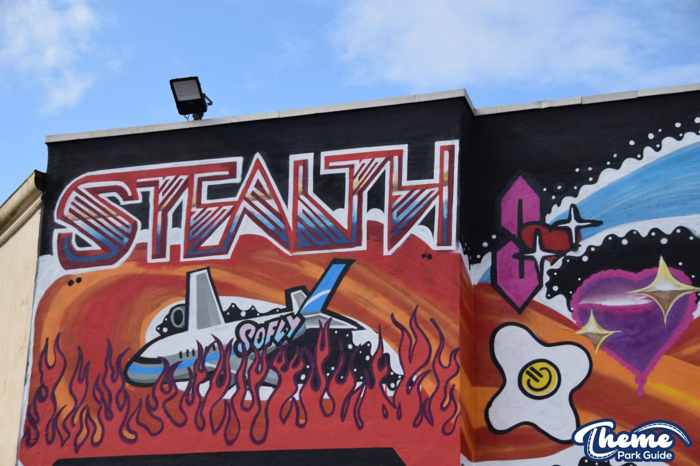 Graffiti Mural Revelled As Scaffolding Comes Down