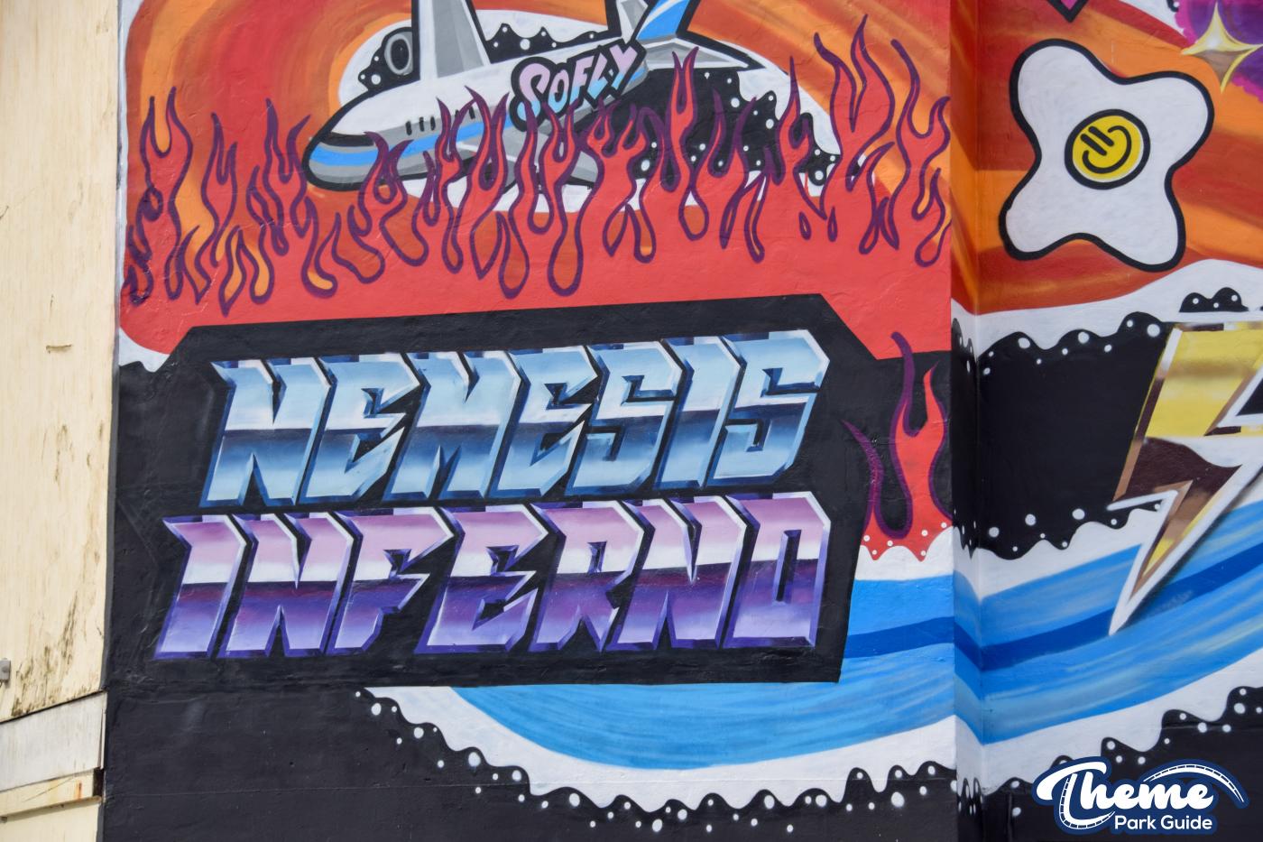 Graffiti Mural Revelled As Scaffolding Comes Down