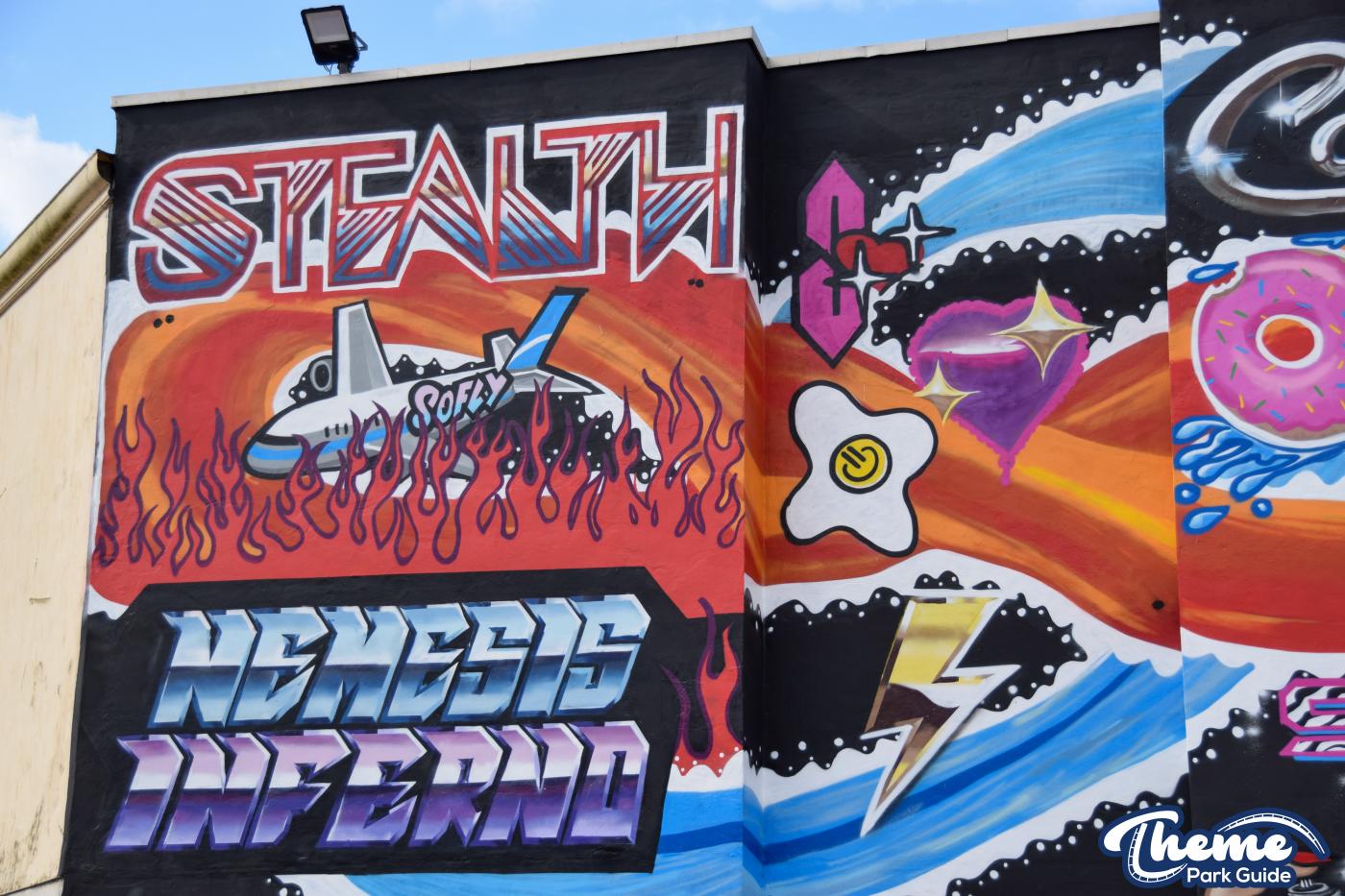 Graffiti Mural Revelled As Scaffolding Comes Down