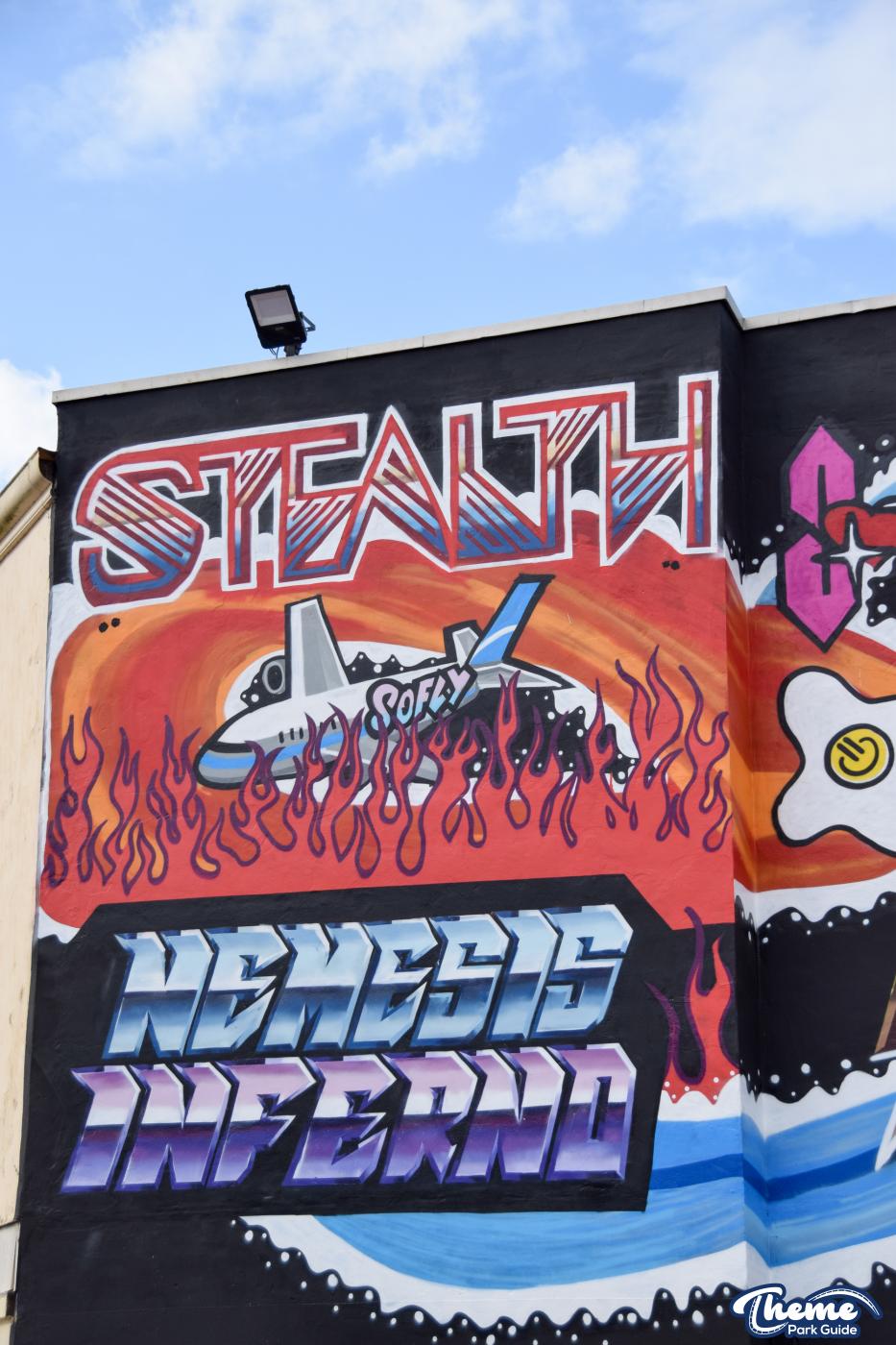 Graffiti Mural Revelled As Scaffolding Comes Down