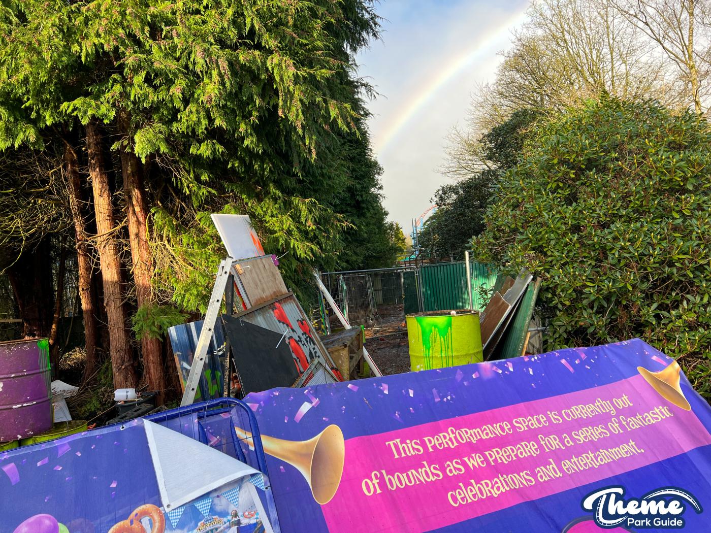 Alton Towers Scarefest 2021 Teardown Continues
