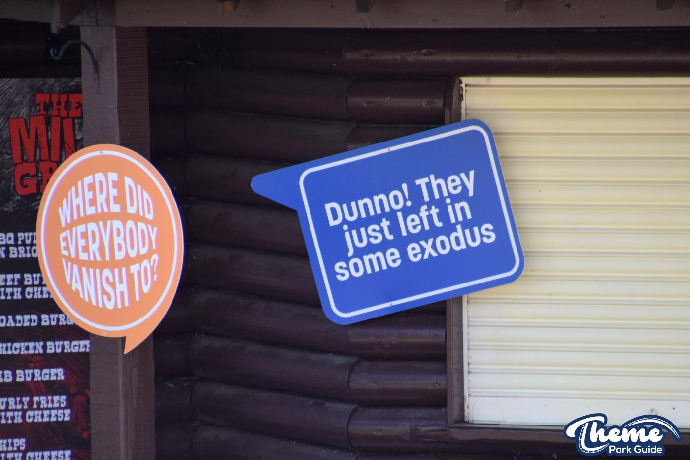 Signs Added To Old Town About Project Exodus