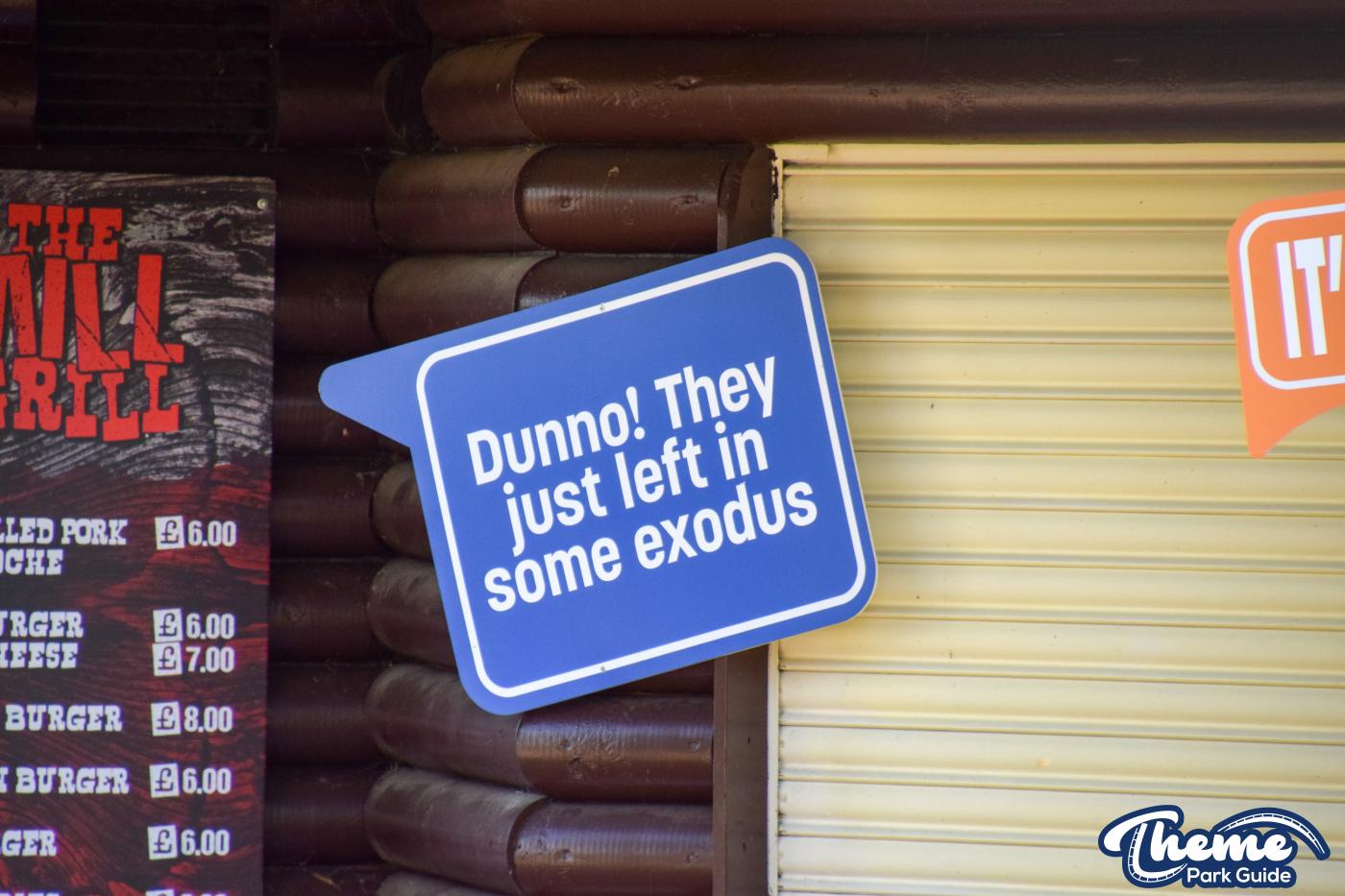 Signs Added To Old Town About Project Exodus