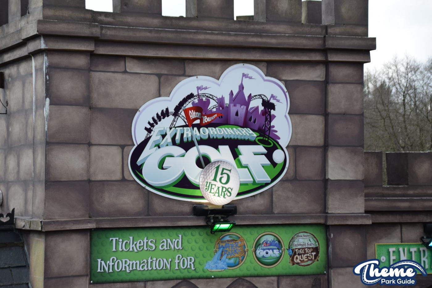 Alton Towers Extraordinary Golf Turns 15