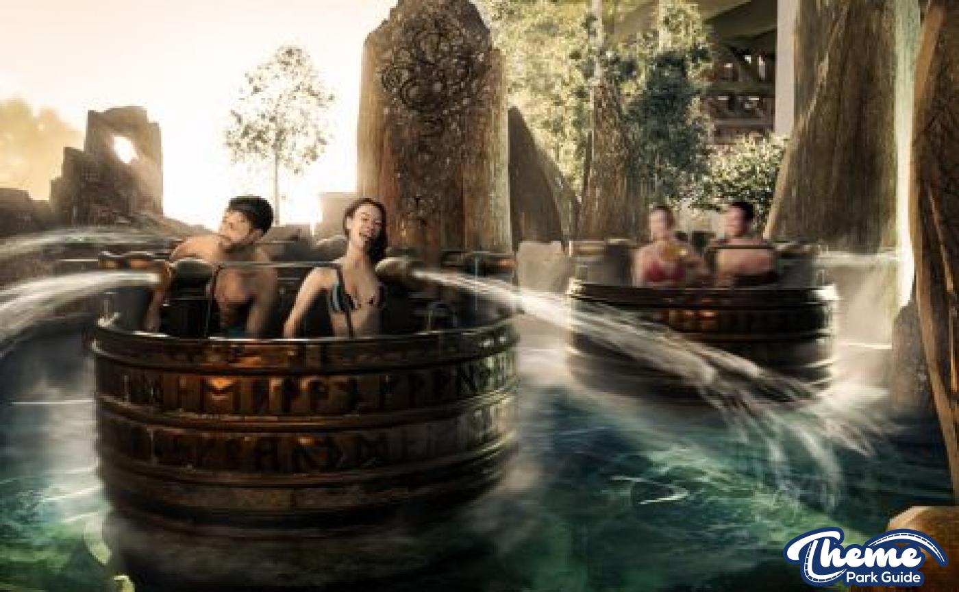 Rulantica Twist And Splash Ride Installation Begins