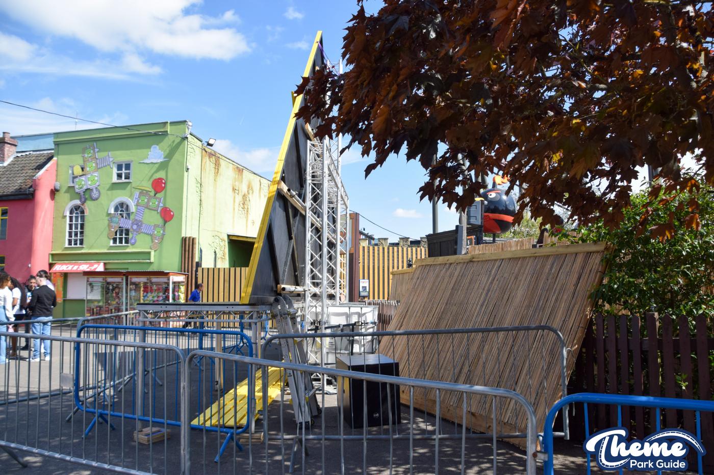 Thorpe Park Mardi Gras 2022 Setup Begins