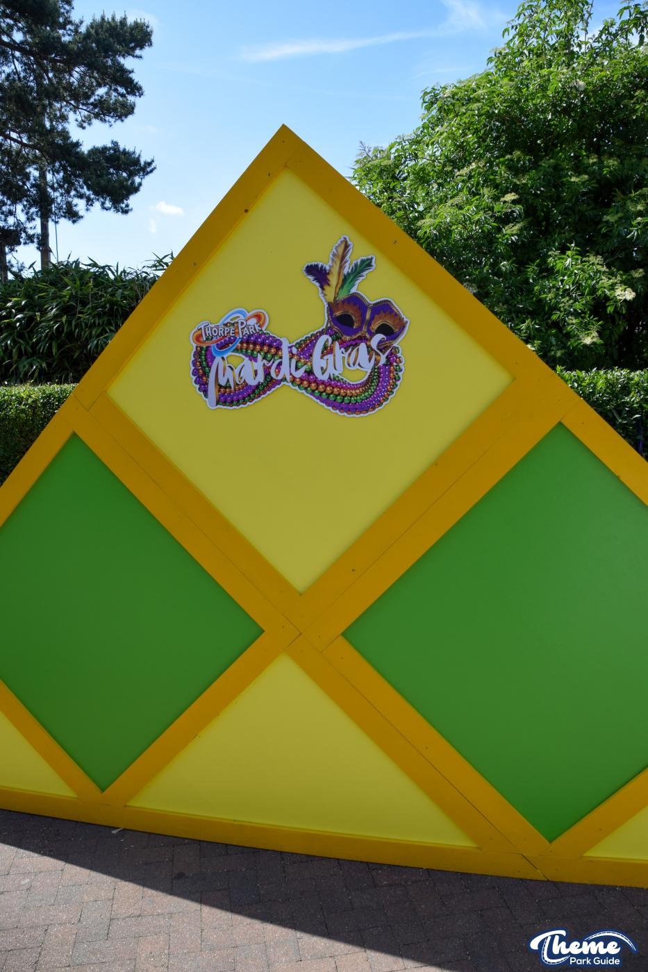 Thorpe Park Mardi Gras 2022 Setup Begins
