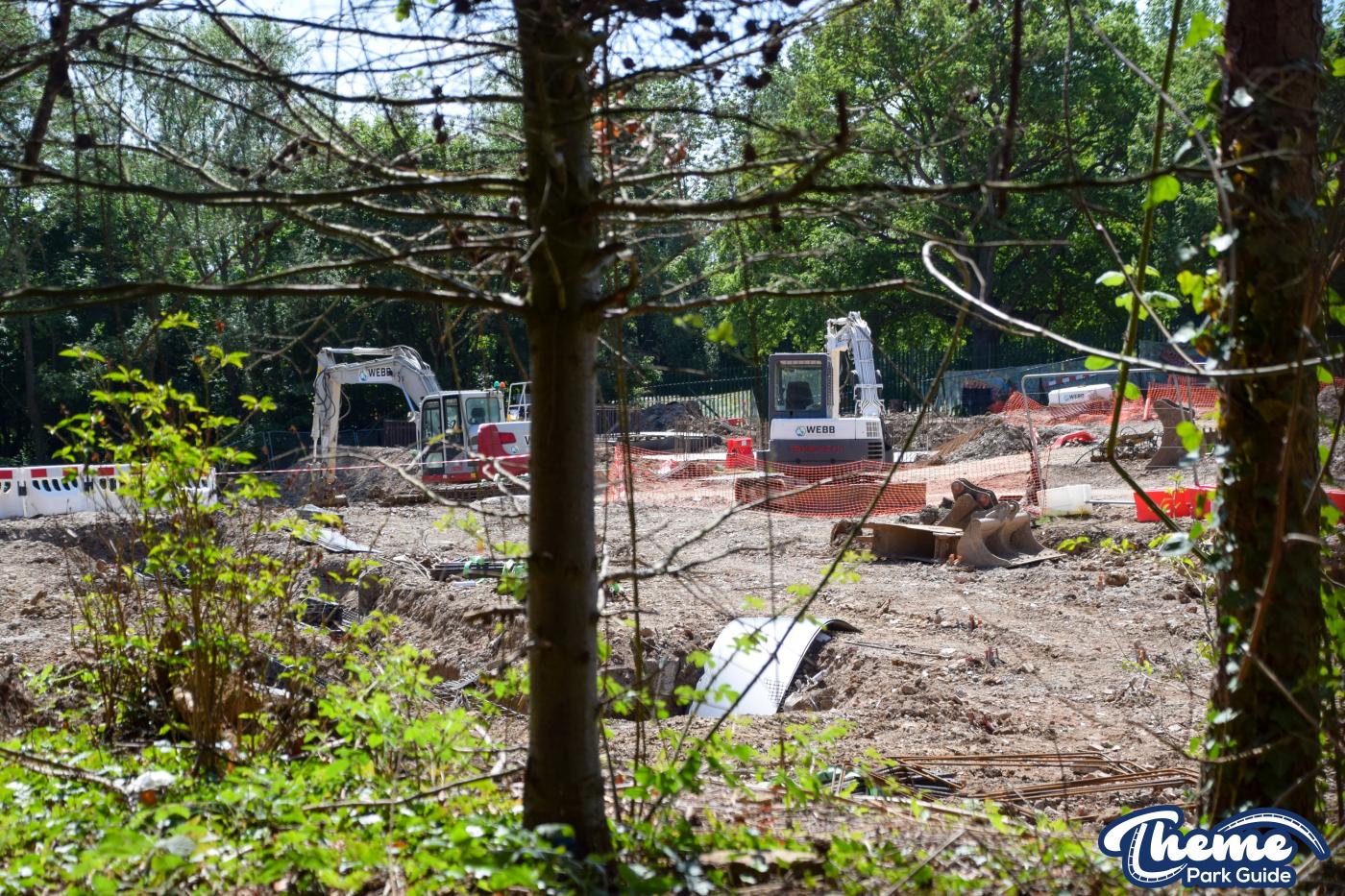 Project Amazon Rollercoaster Foundations Near Compilation