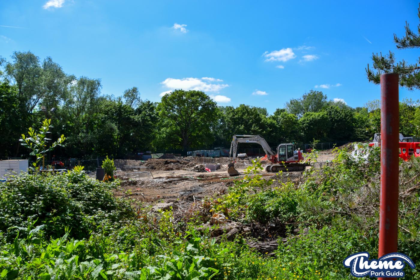 Project Amazon Rollercoaster Foundations Near Compilation