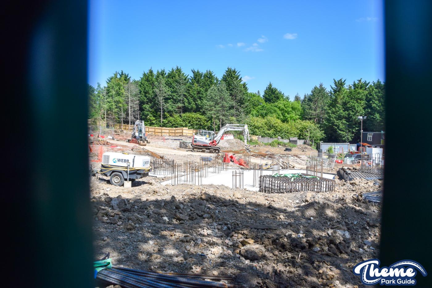 Project Amazon Rollercoaster Foundations Near Compilation