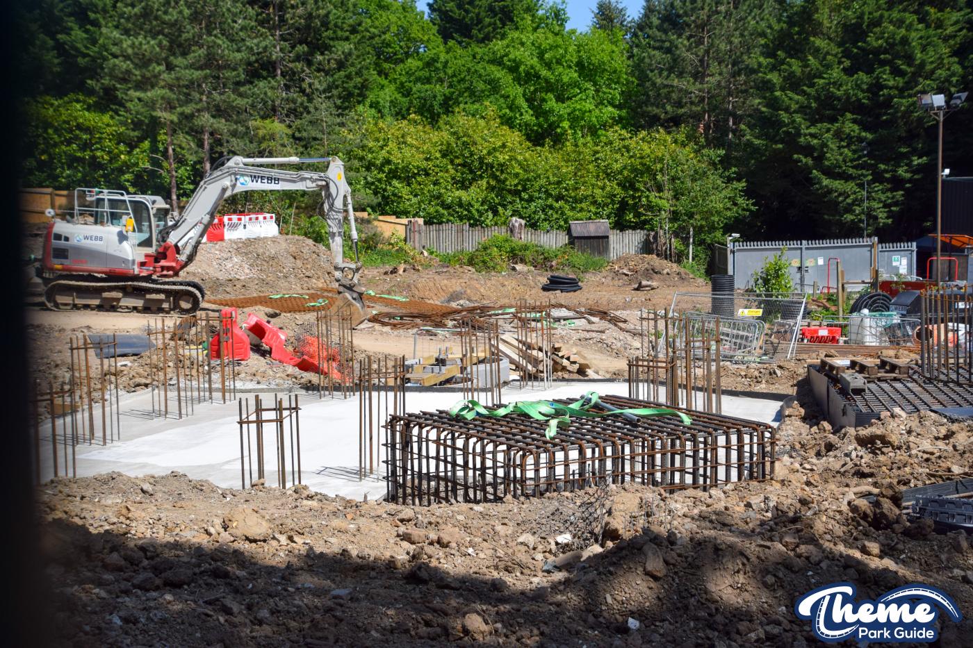 Project Amazon Rollercoaster Foundations Near Compilation