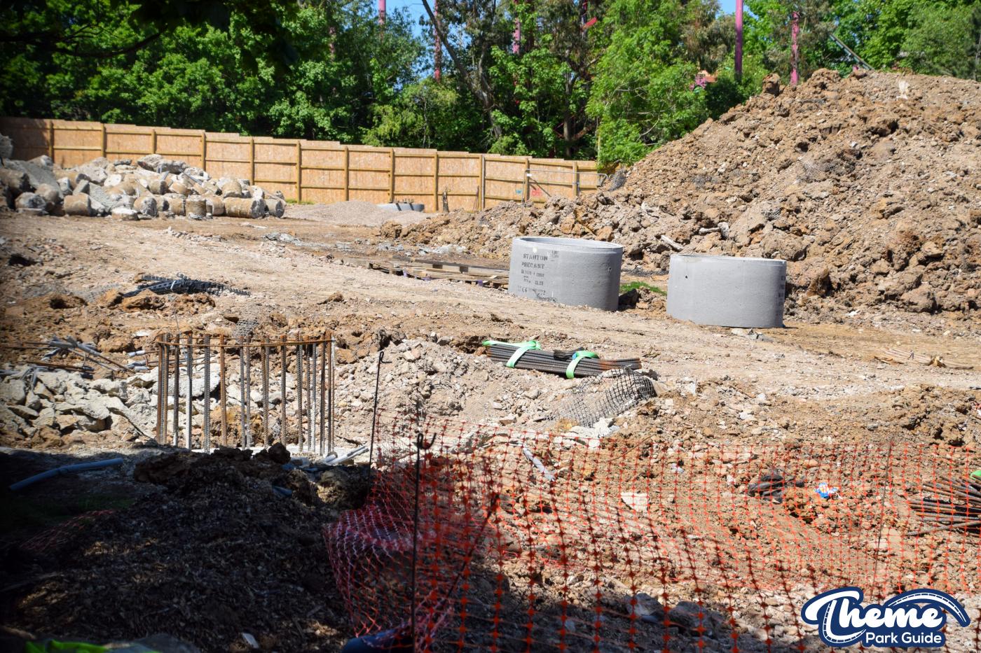 Project Amazon Rollercoaster Foundations Near Compilation