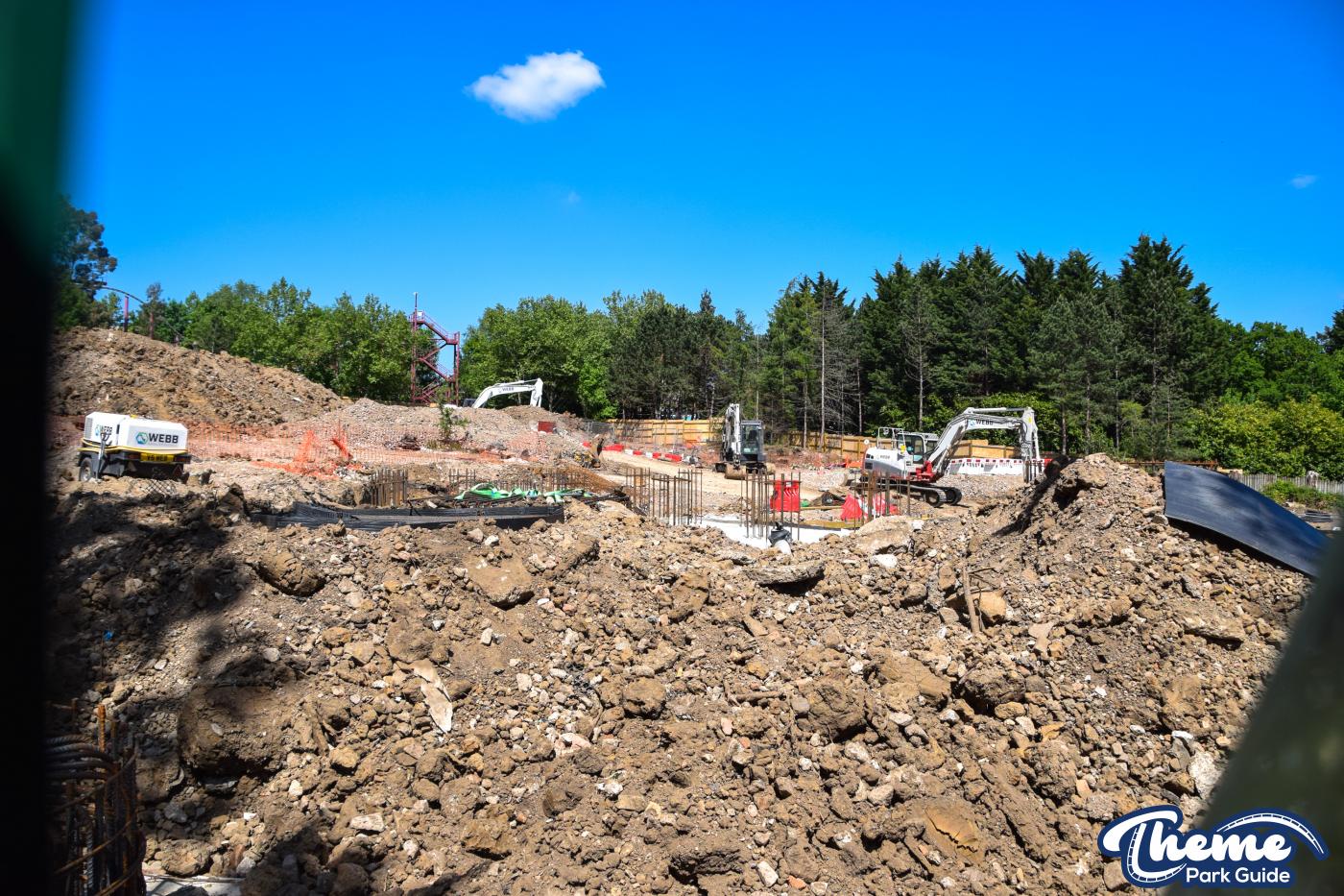 Project Amazon Rollercoaster Foundations Near Compilation