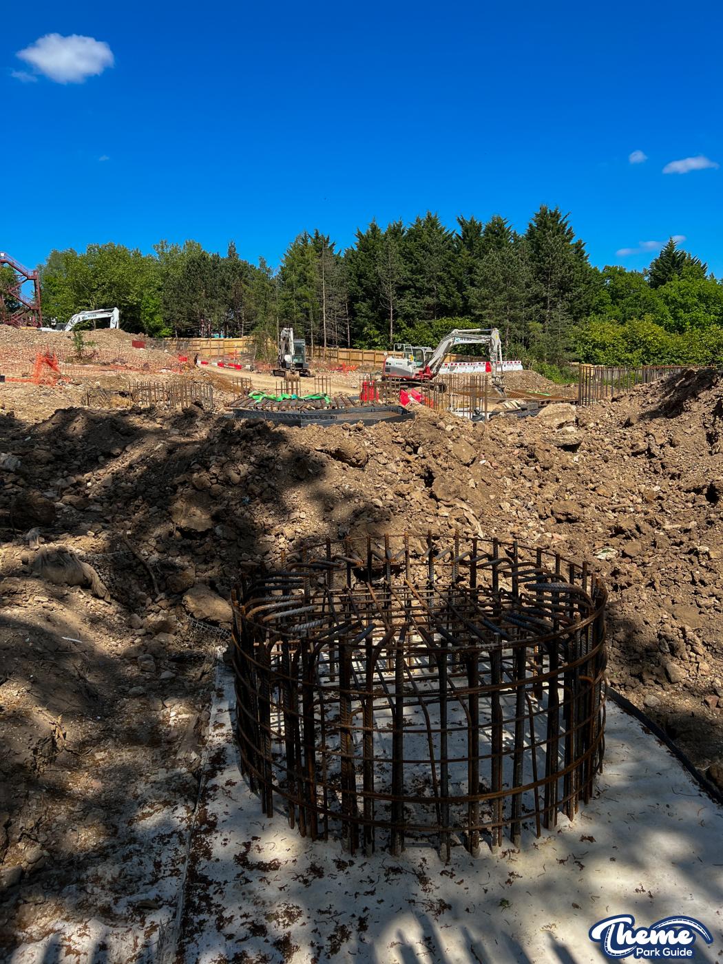 Project Amazon Rollercoaster Foundations Near Compilation