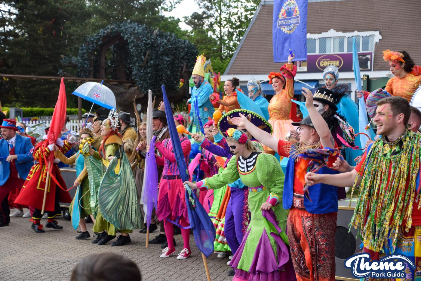 Alton Towers Mardi Gras Parade -