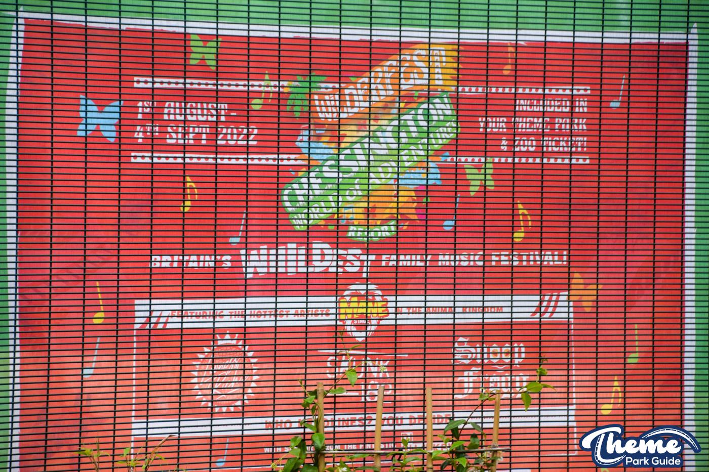 Chessington Wilderfest 2022 Line Up