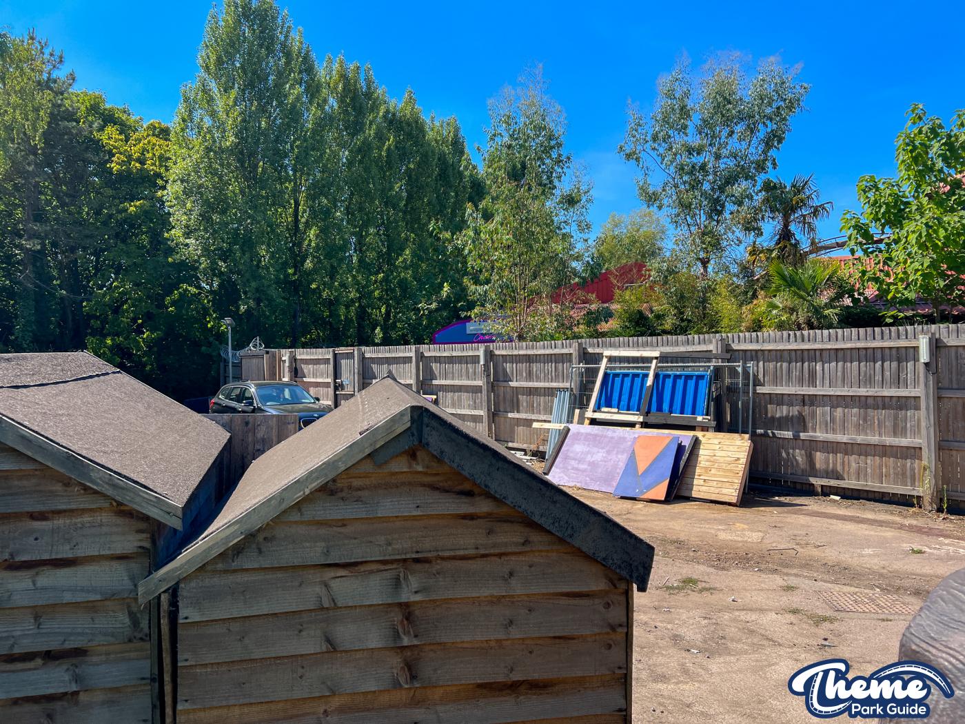 Thorpe Park Fright Nights 2022 Construction Work Begins