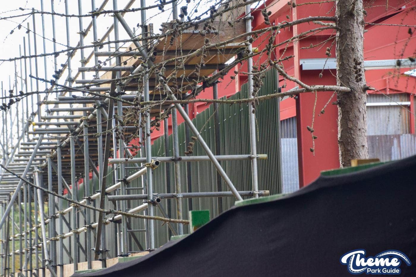 90% Of Coaster Supports Installed
