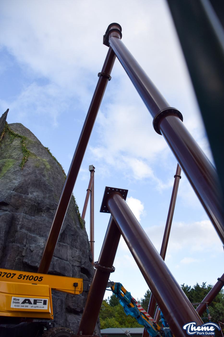 Chessington 2023 Rollercoaster Track Delivered