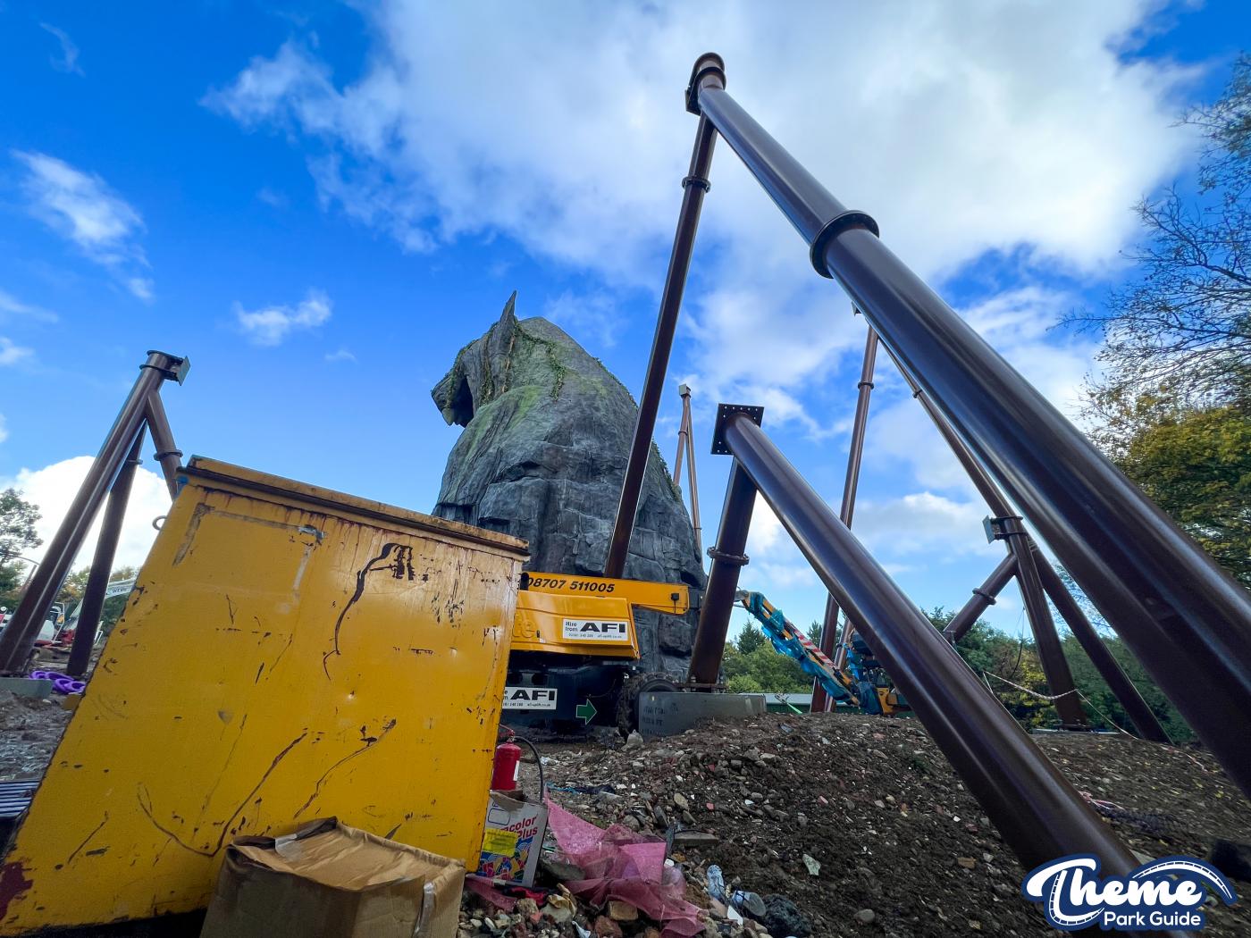 Chessington 2023 Rollercoaster Track Delivered