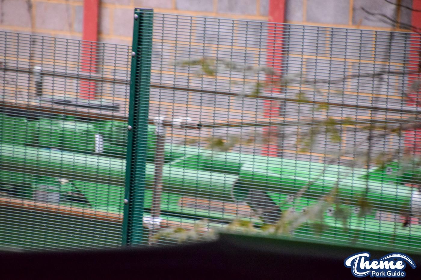 World Of Jumanji First Track Sections Installed