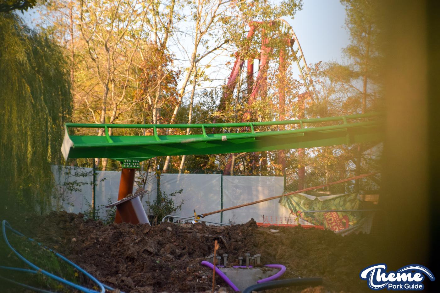 First Look At Jumanji Rollercoaster From Inside The Park