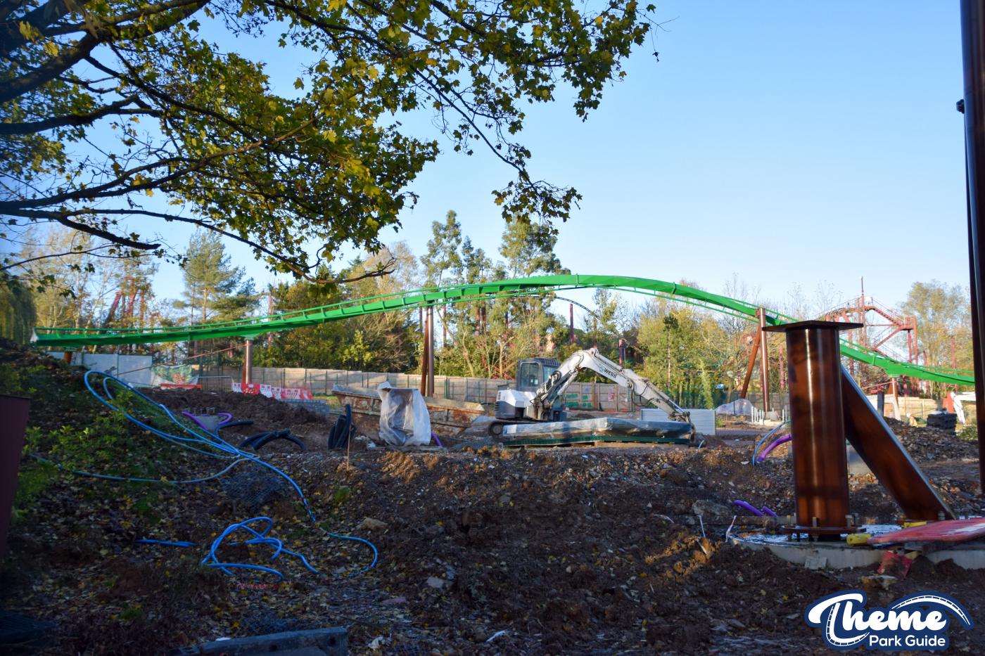 First Look At Jumanji Rollercoaster From Inside The Park