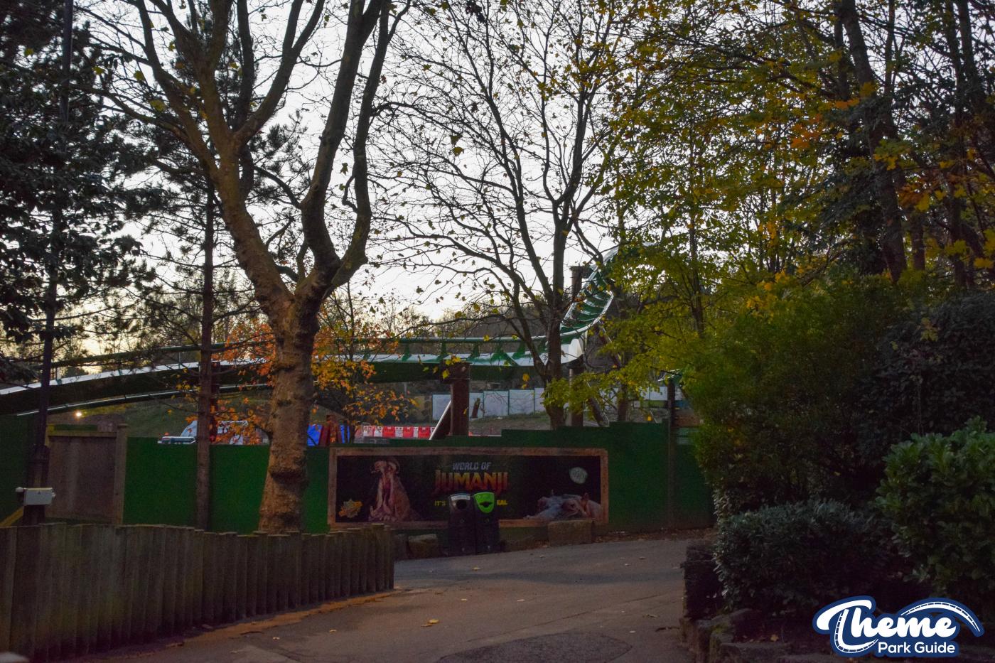 First Look At Jumanji Rollercoaster From Inside The Park