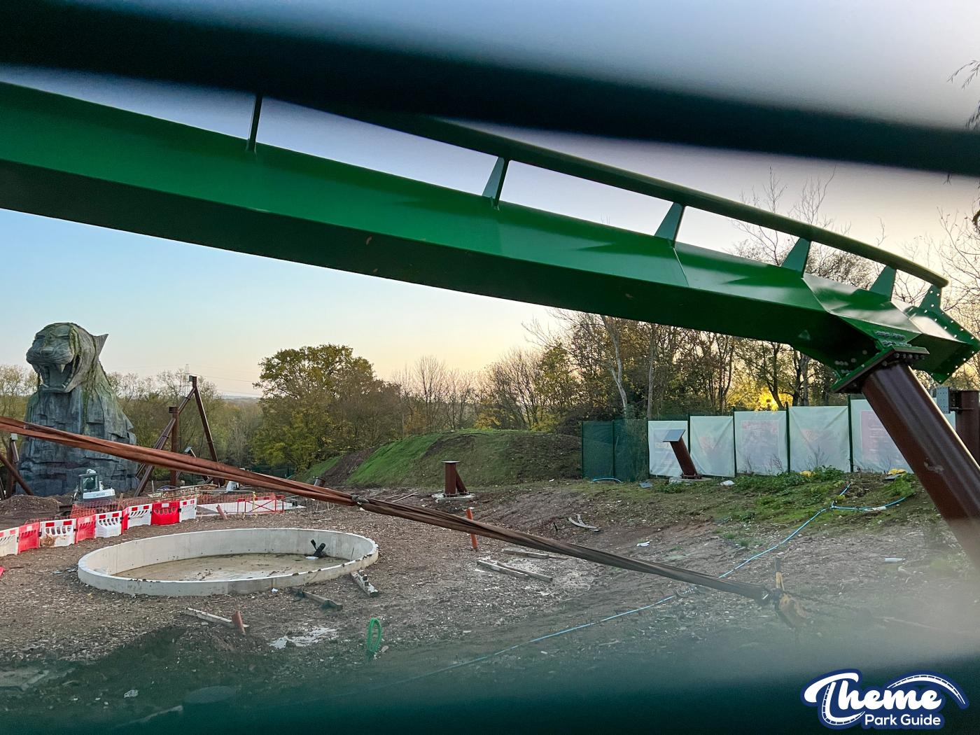 First Look At Jumanji Rollercoaster From Inside The Park