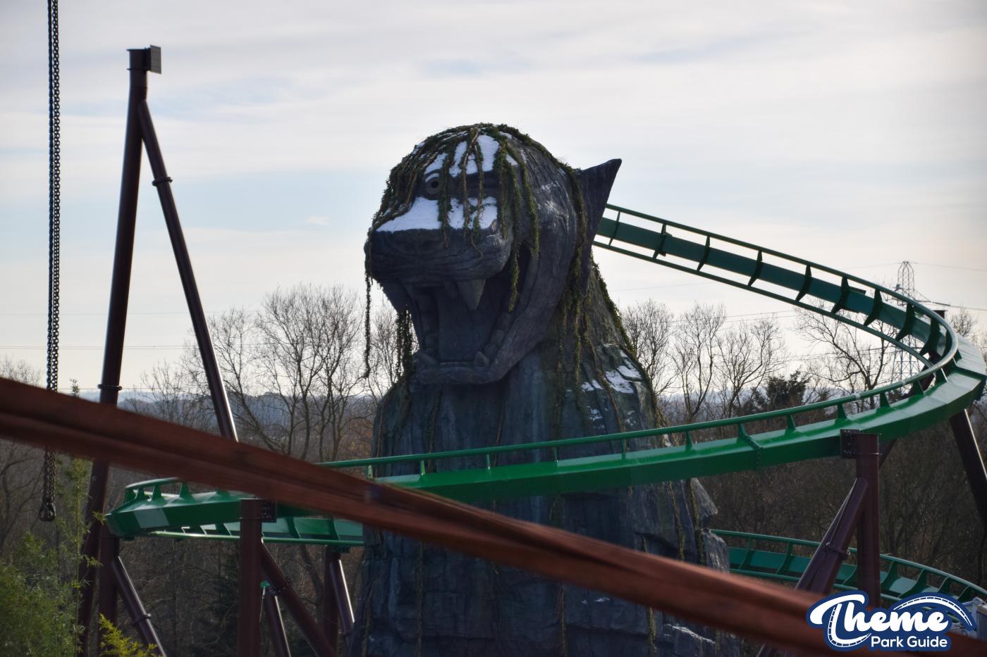 Jumanji Flat Rides Installed And Helix Almost Completed