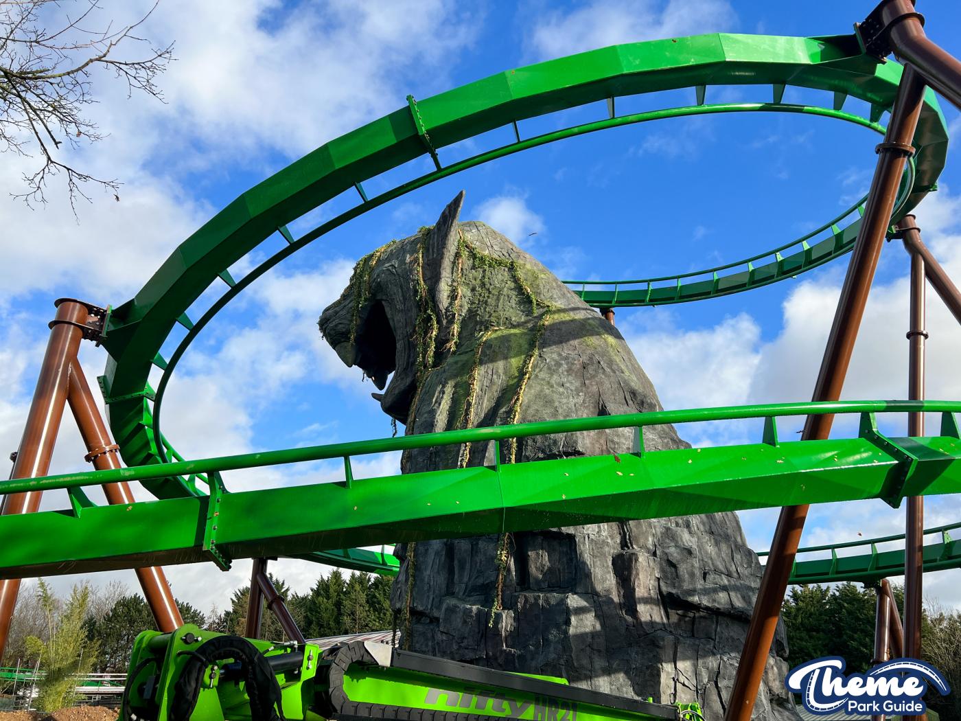 World Of Jumanji Rollercoaster Track 90% Completed