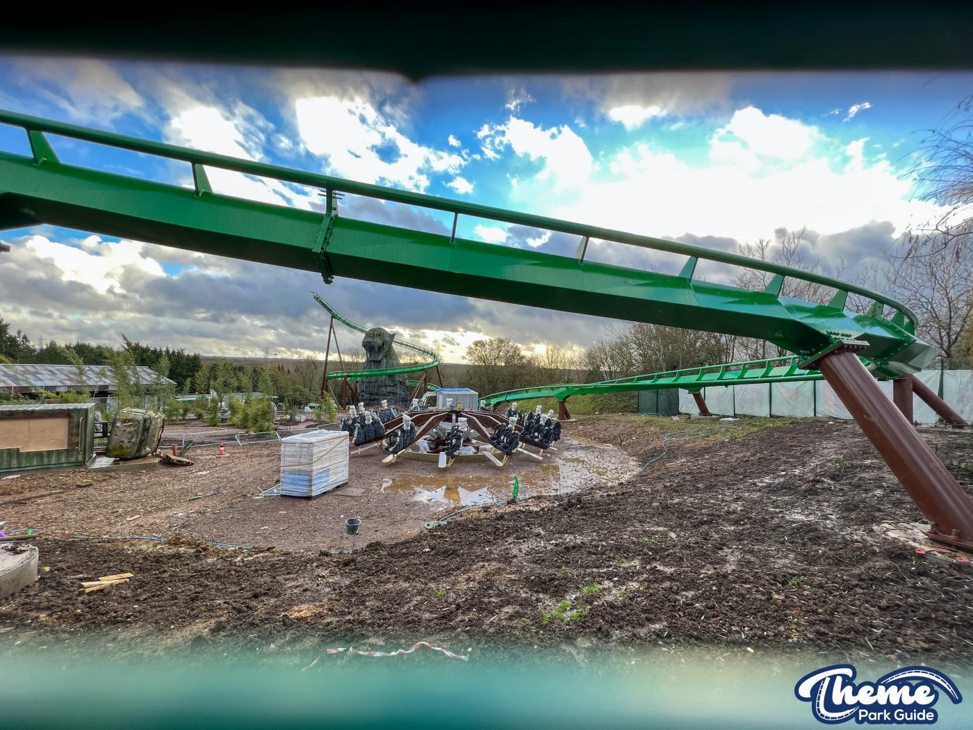 World Of Jumanji Rollercoaster Track 90% Completed